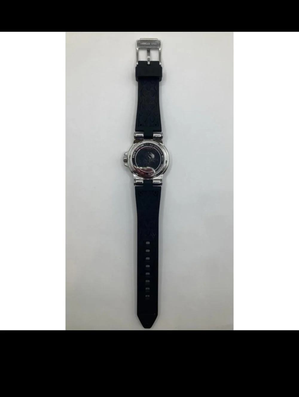 Michael Kors Women's Silver Case Black Dial Watch with Black Strap - Picture 5 of 5